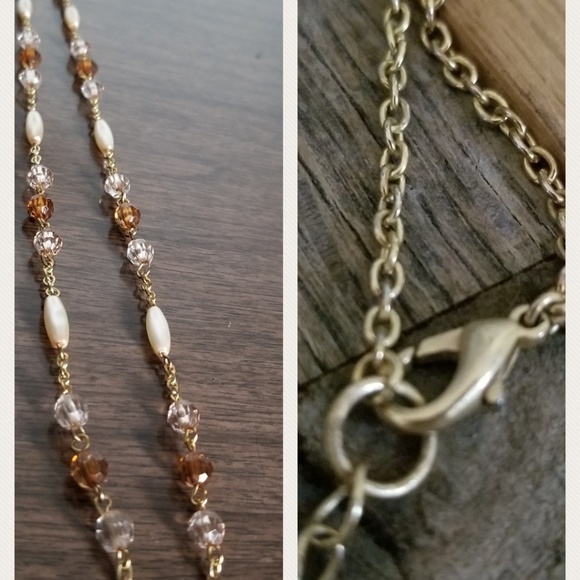 NYC Rose Gold & Pink Necklace - Picture 3 of 4